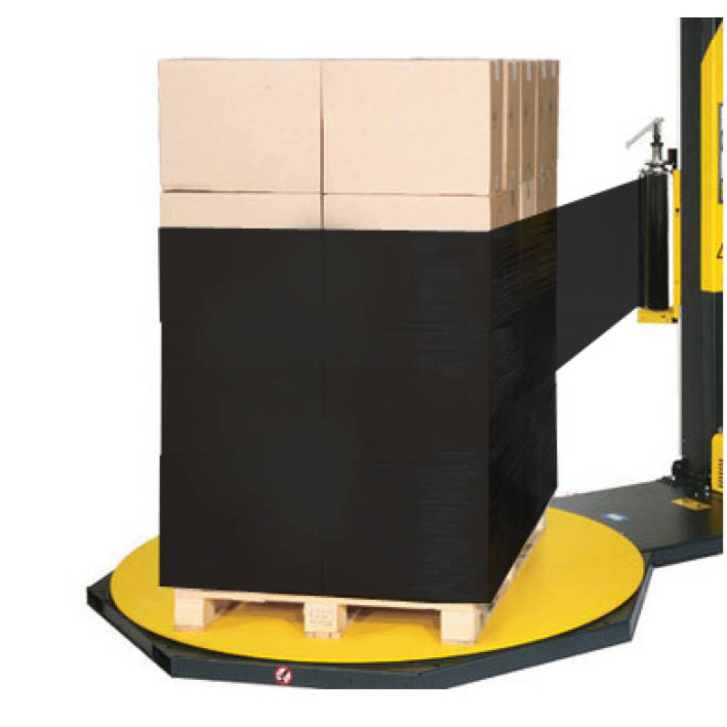 Machinefolie 20my 50cm zwart rek 300%