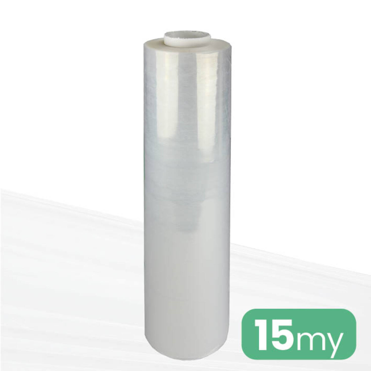 Handwikkelfolie 15my 50cm x 300mtr transparant