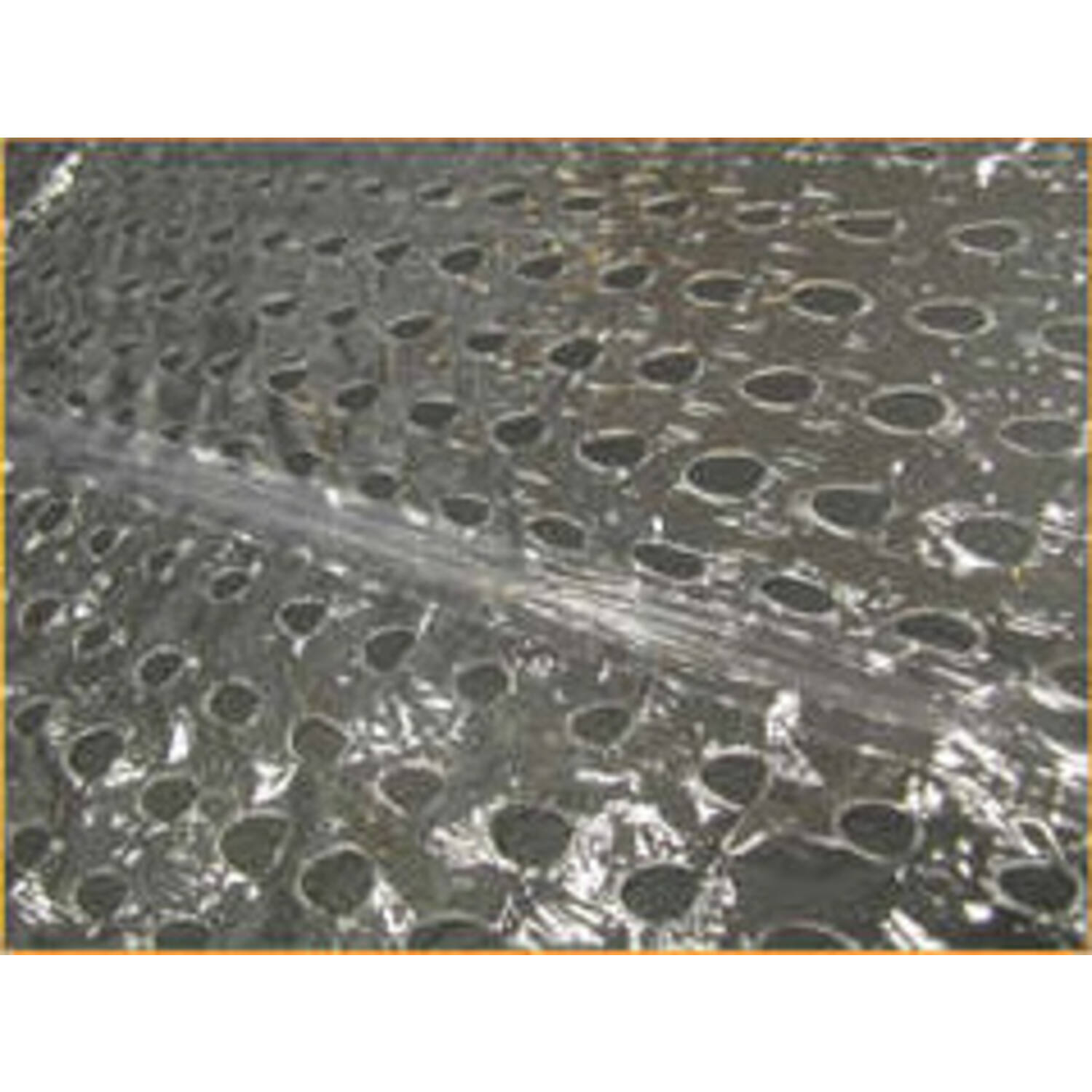 Macro perforated machinefilm pre-stretch transparant 14my 45 cm x 2.000 m