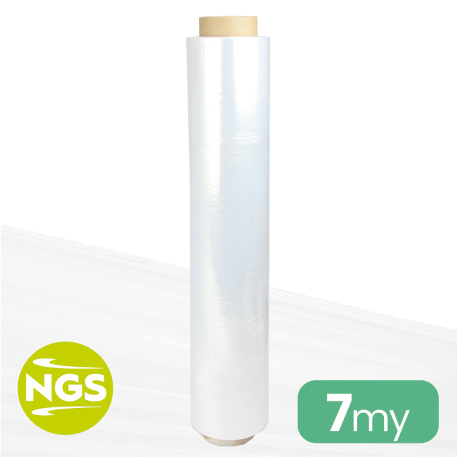 Handwikkelfolie 7my 43cm 600mtr Transparant New Generation Prestretch