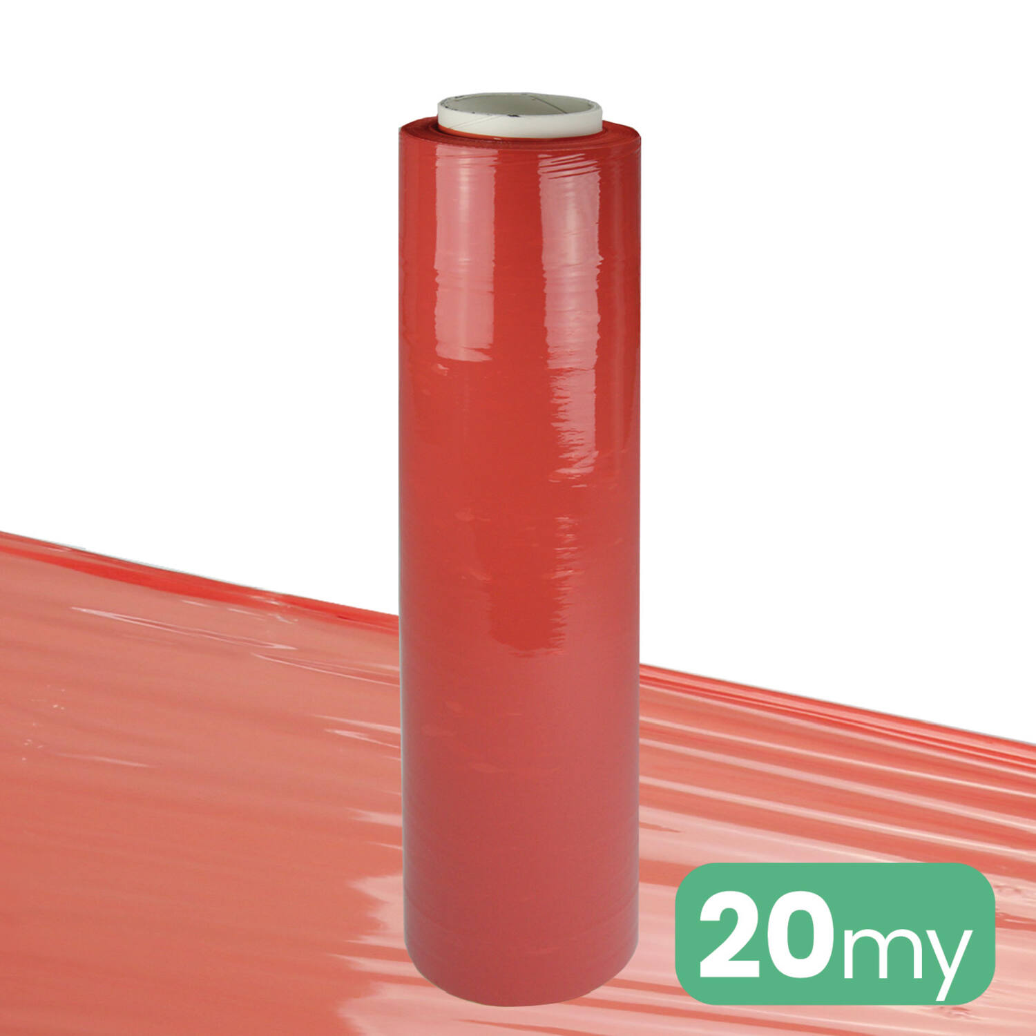 Handwikkelfolie 20my 50cm 300m rood