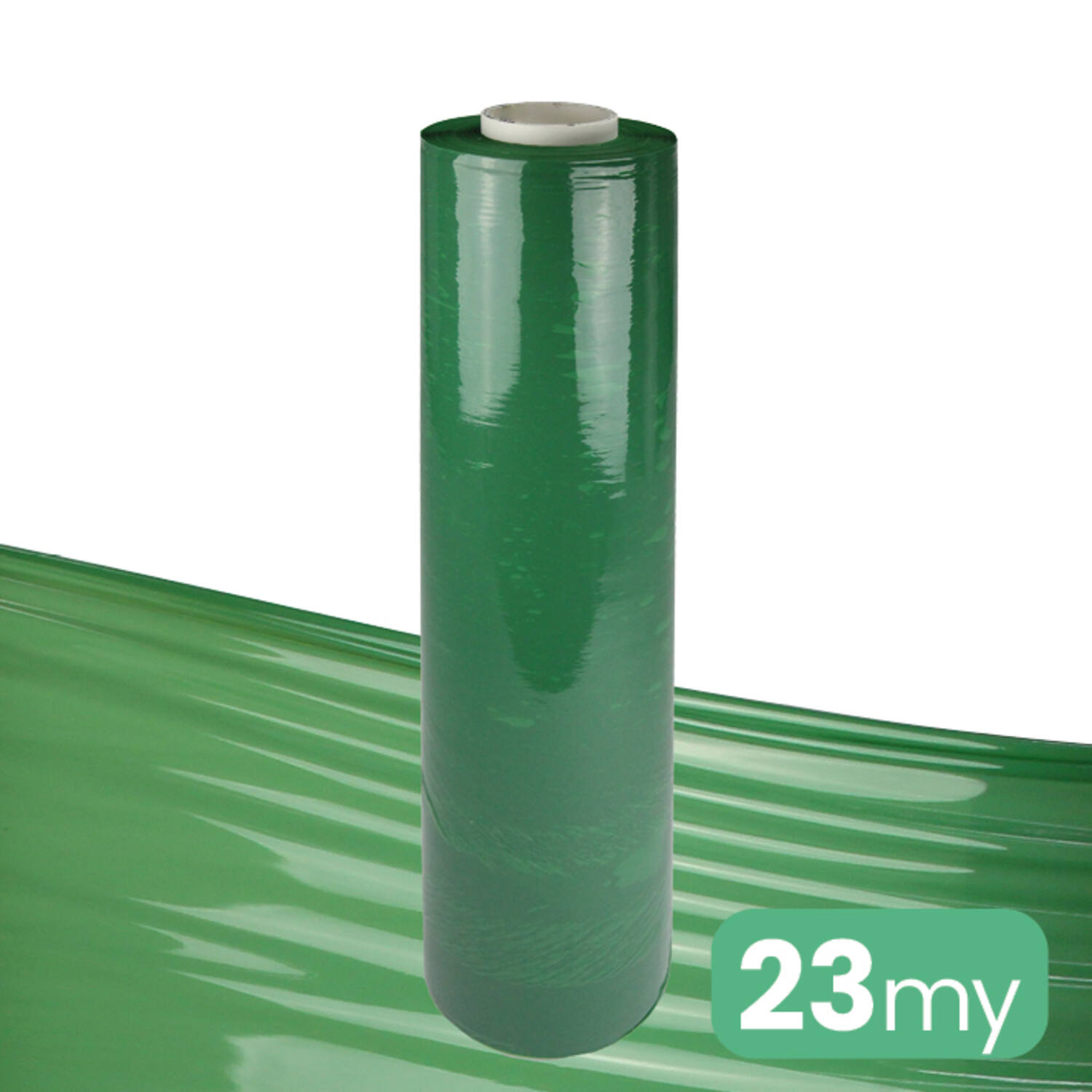 Handwikkelfolie 23my 50cm groen 270m