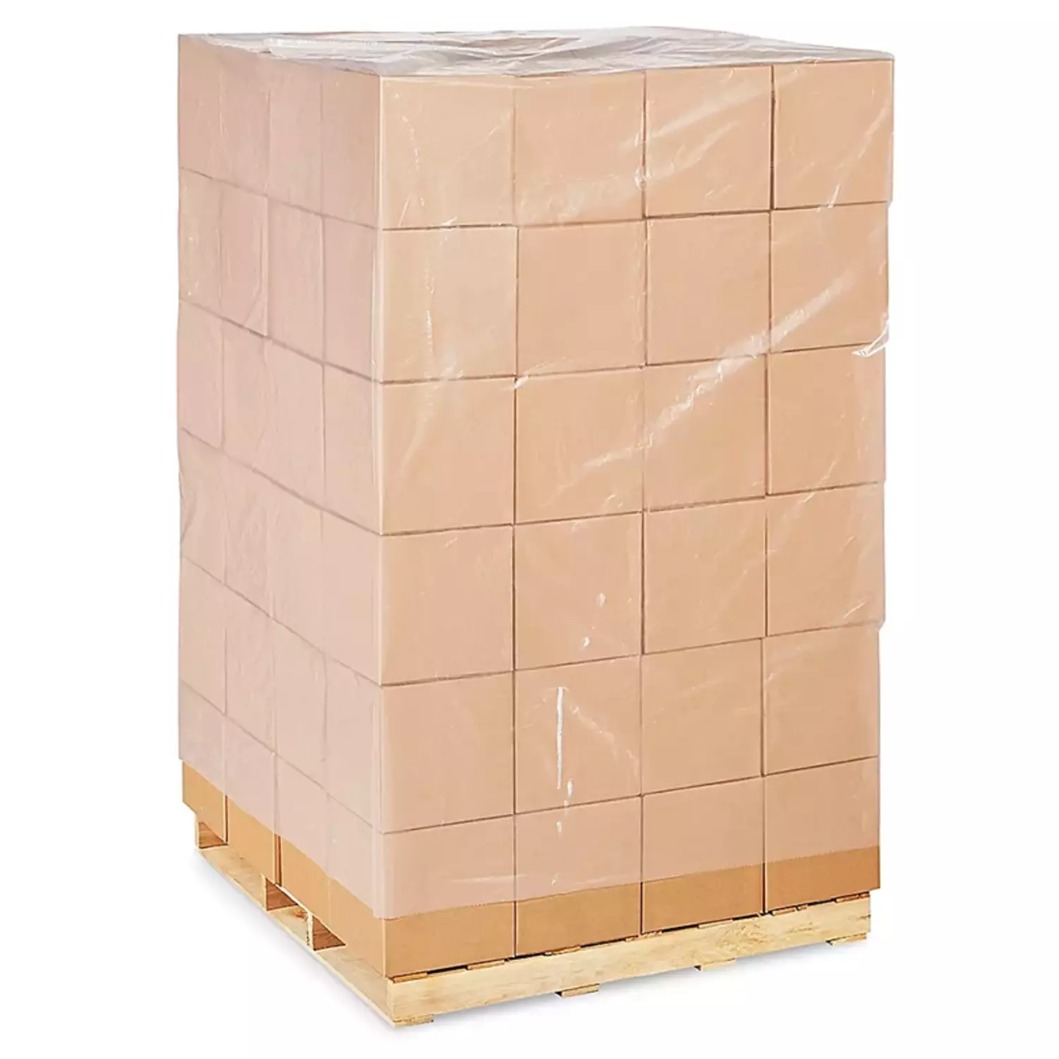 LDPE Pallethoes 1270/2x540mm x 2300mm 45my Transparant