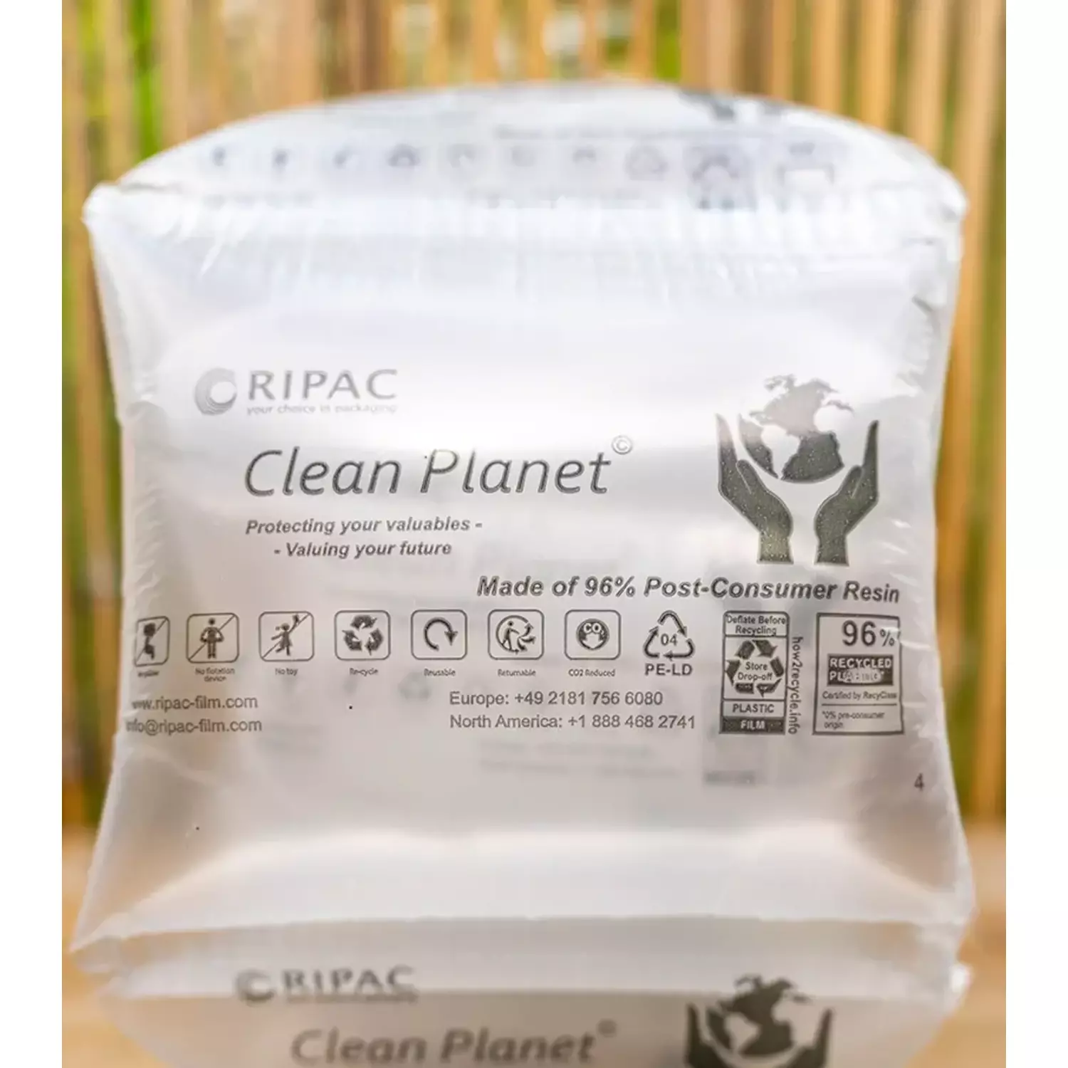 Aeolos Clean Planet luchtzakkenfolie 10x20cm