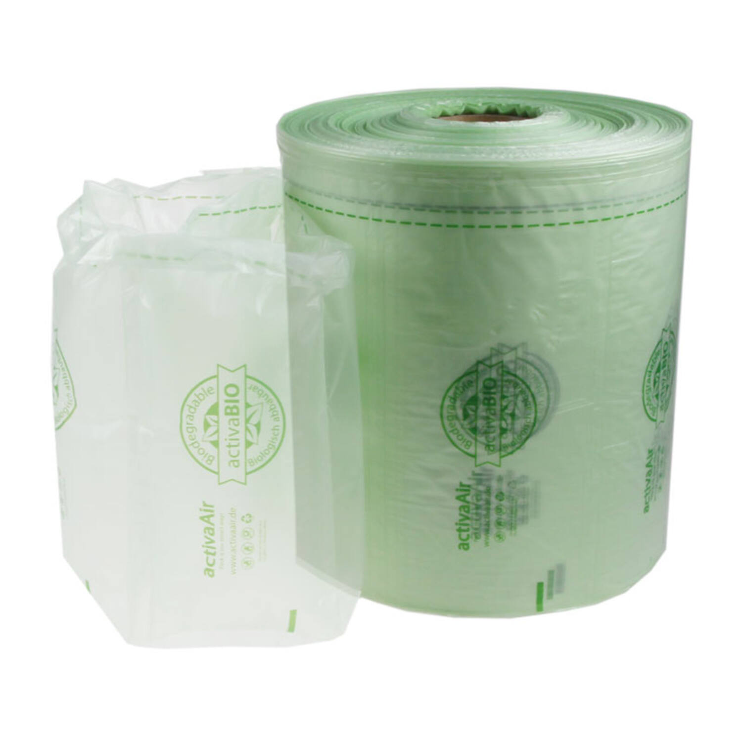 ActivaAir Basic luchtzakkenfolie 100x200mm 700mtr groen/transparant