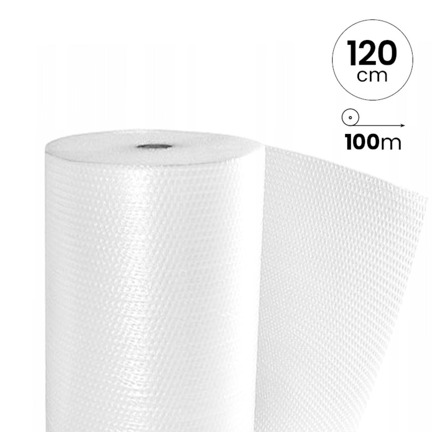 Luchtkussenfolie Ultra Light / S 120cm x 100mtr transparant