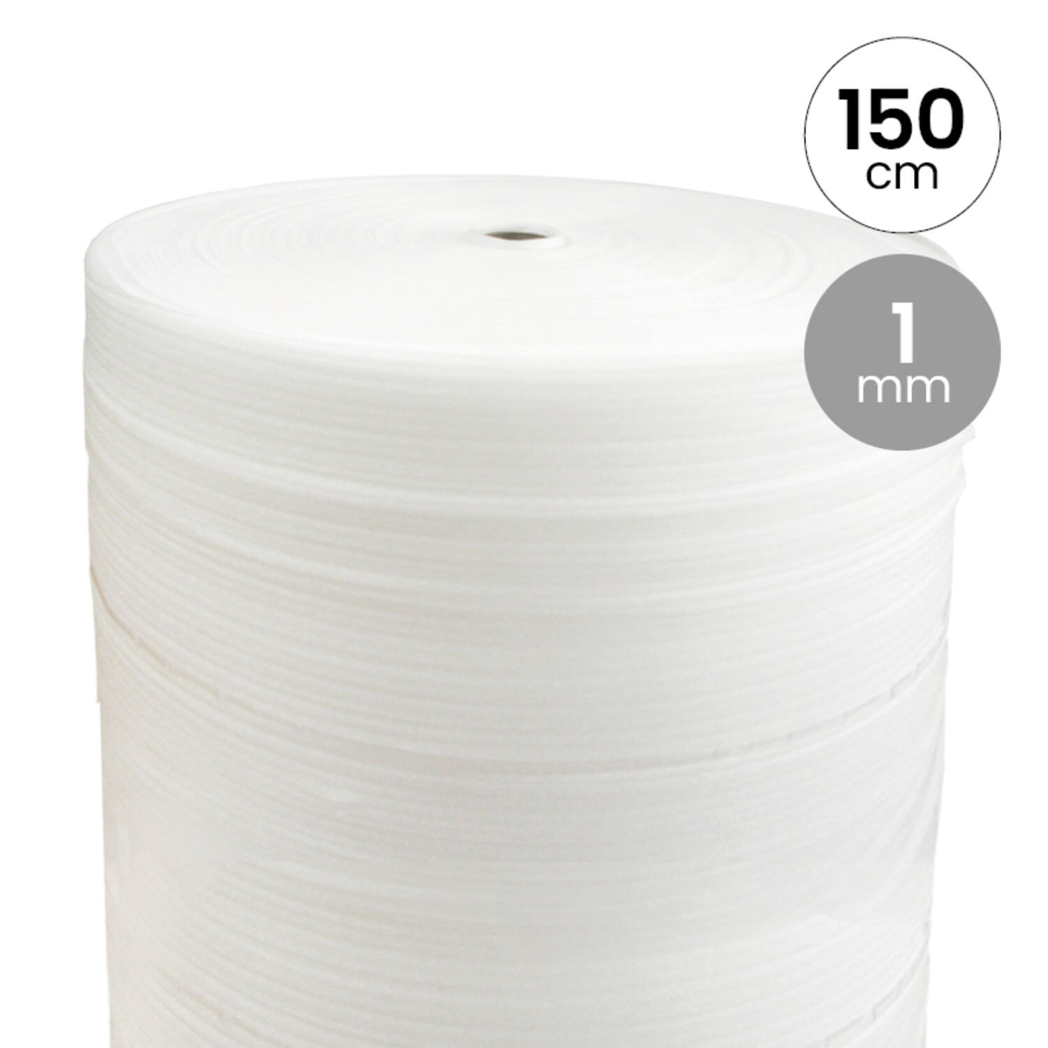 Schuimfolie 150cm 500m 1mm