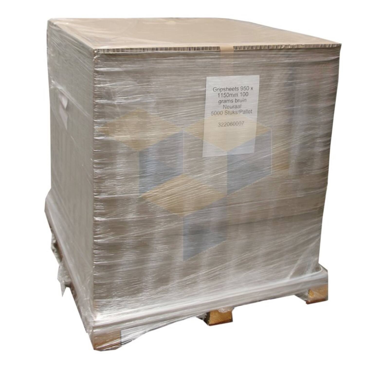 Antislipvel 950 x 1150mm 110 grams bruin neutraal