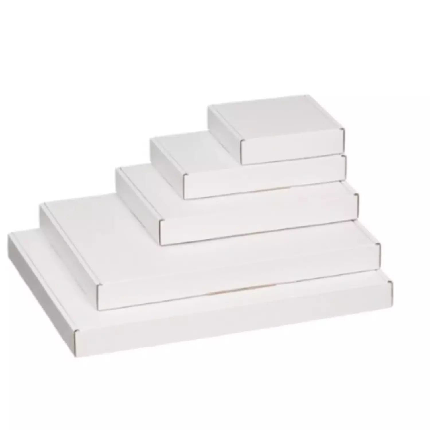Brievenbusdoos inw. 345x255x28mm wit A4+