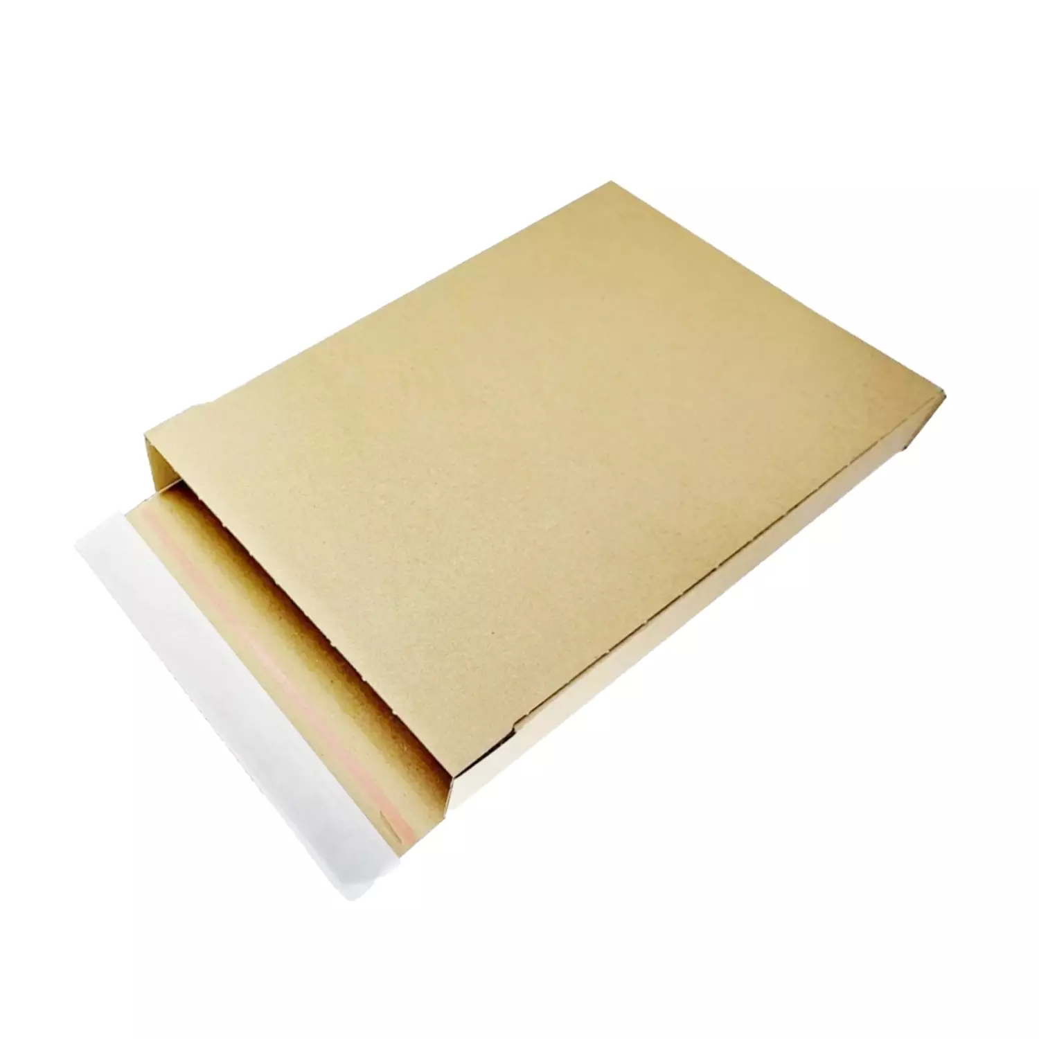 Mailbox 1 A5 160x250x28mm EG bruin + 2x plakstrip