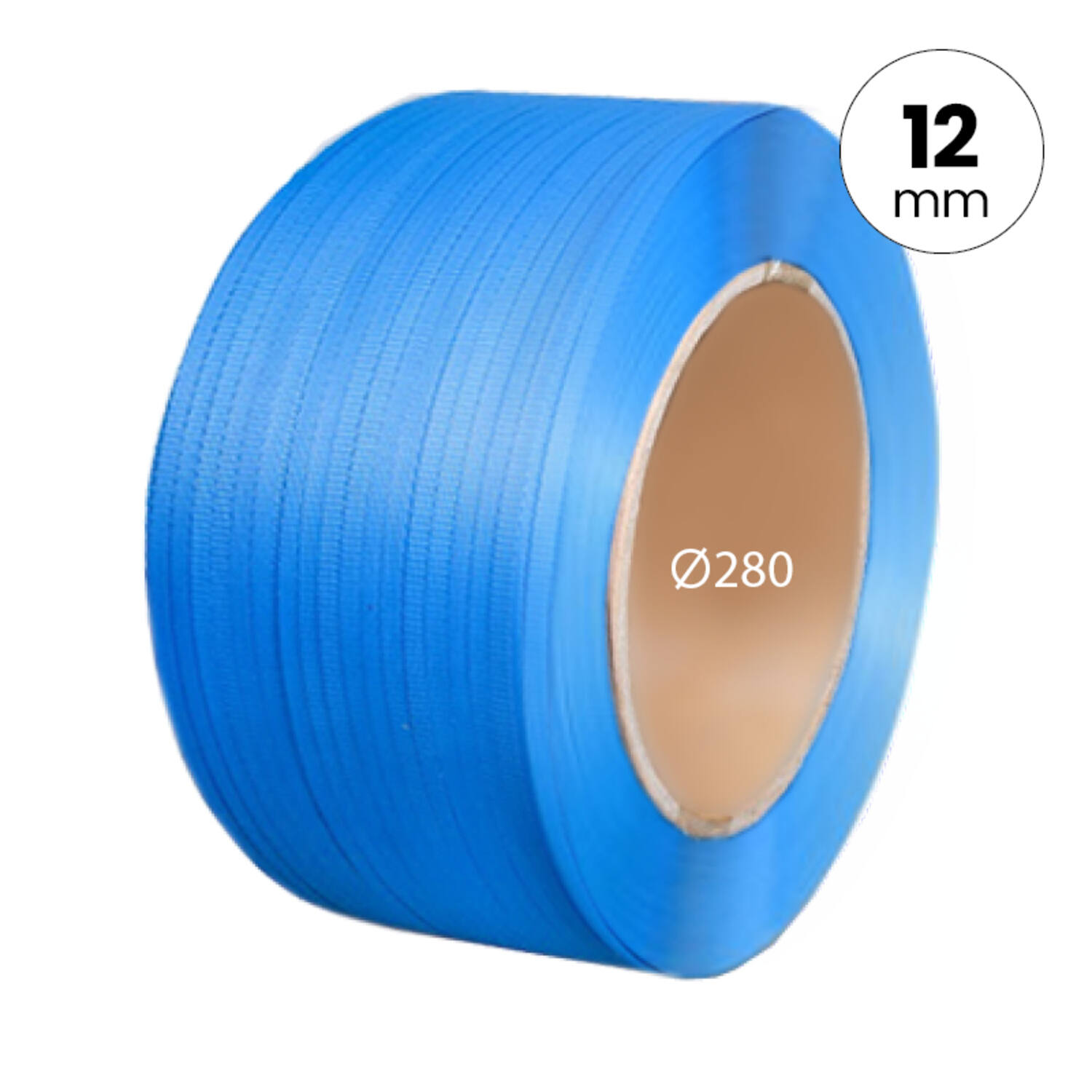 PP Band 12/55 kern 280mm 2.500m blauw