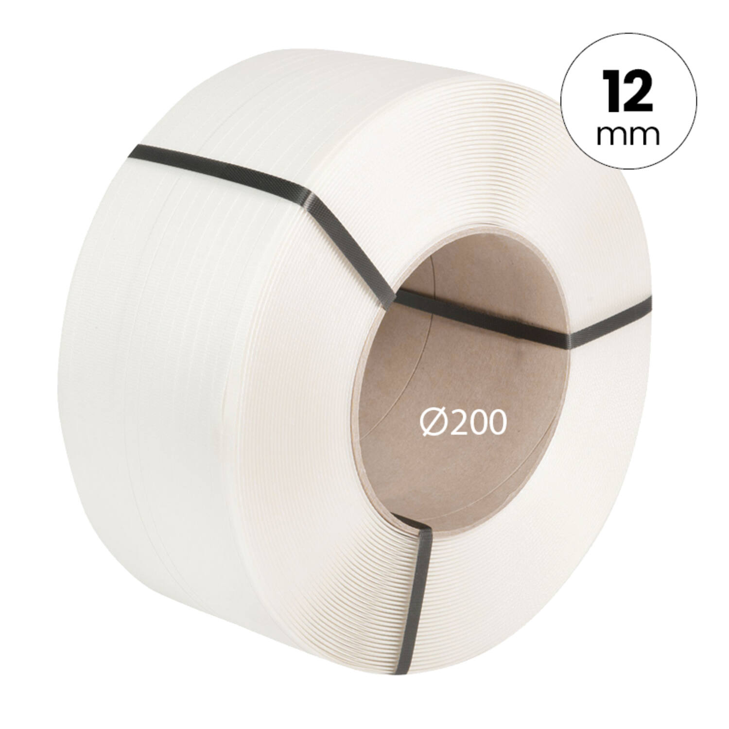 PP Band 12/55 kern 200mm 3.000m wit