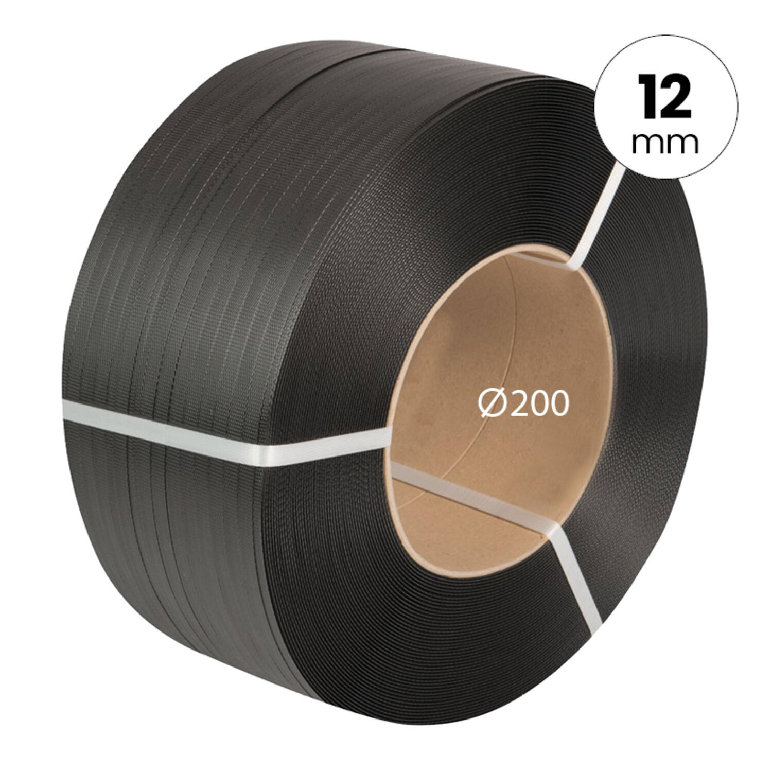 PP Band 12/63 kern 200mm 3.000m zwart