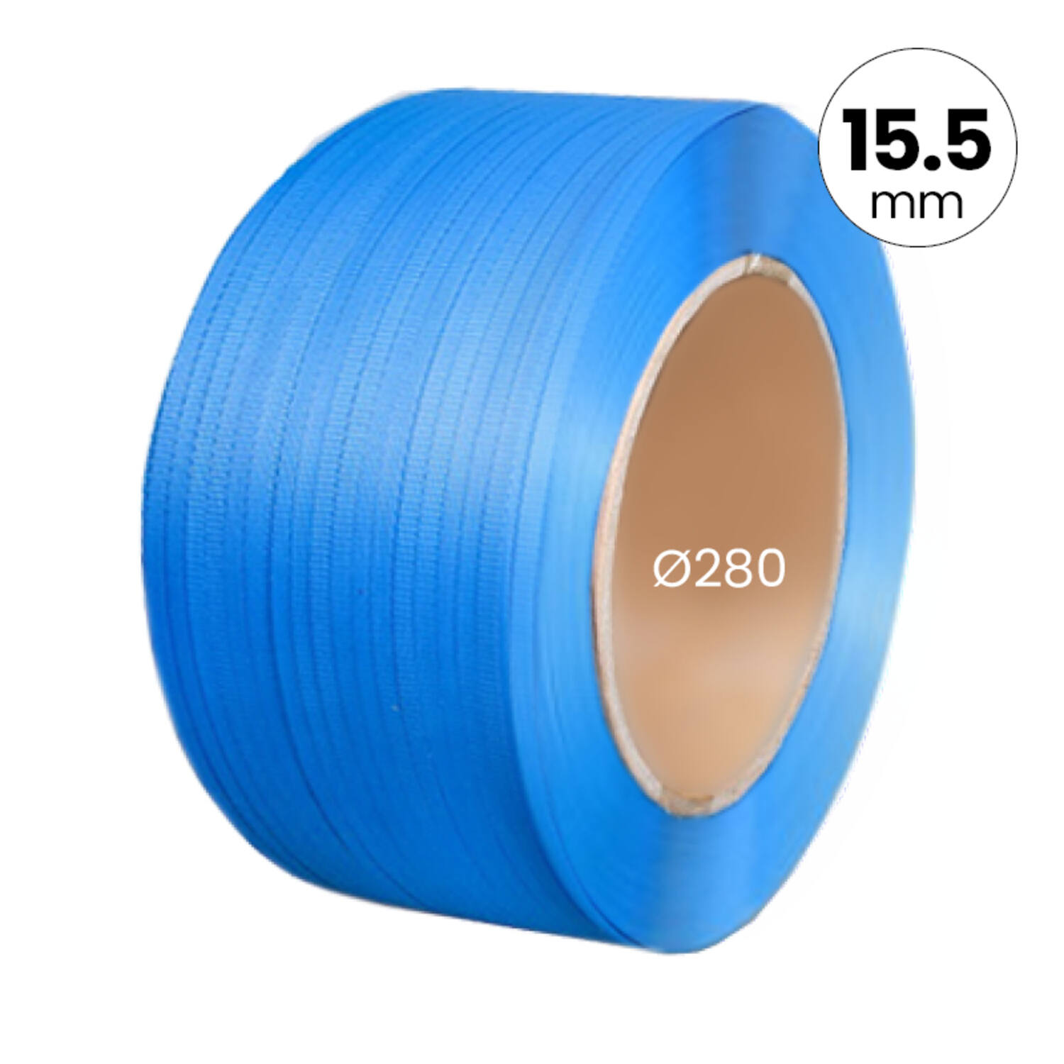 PP Band 15,5/55 kern 280mm 1.800m blauw