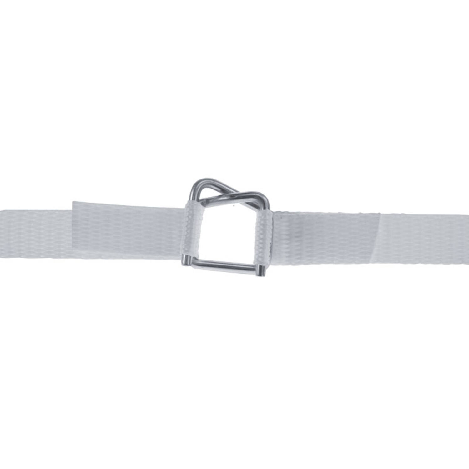 Polyesterband 16mm x 600 meter wit