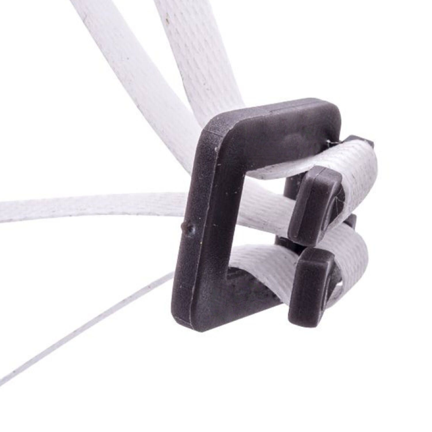 Kunststof gesp 13mm 3,7 mm zwart