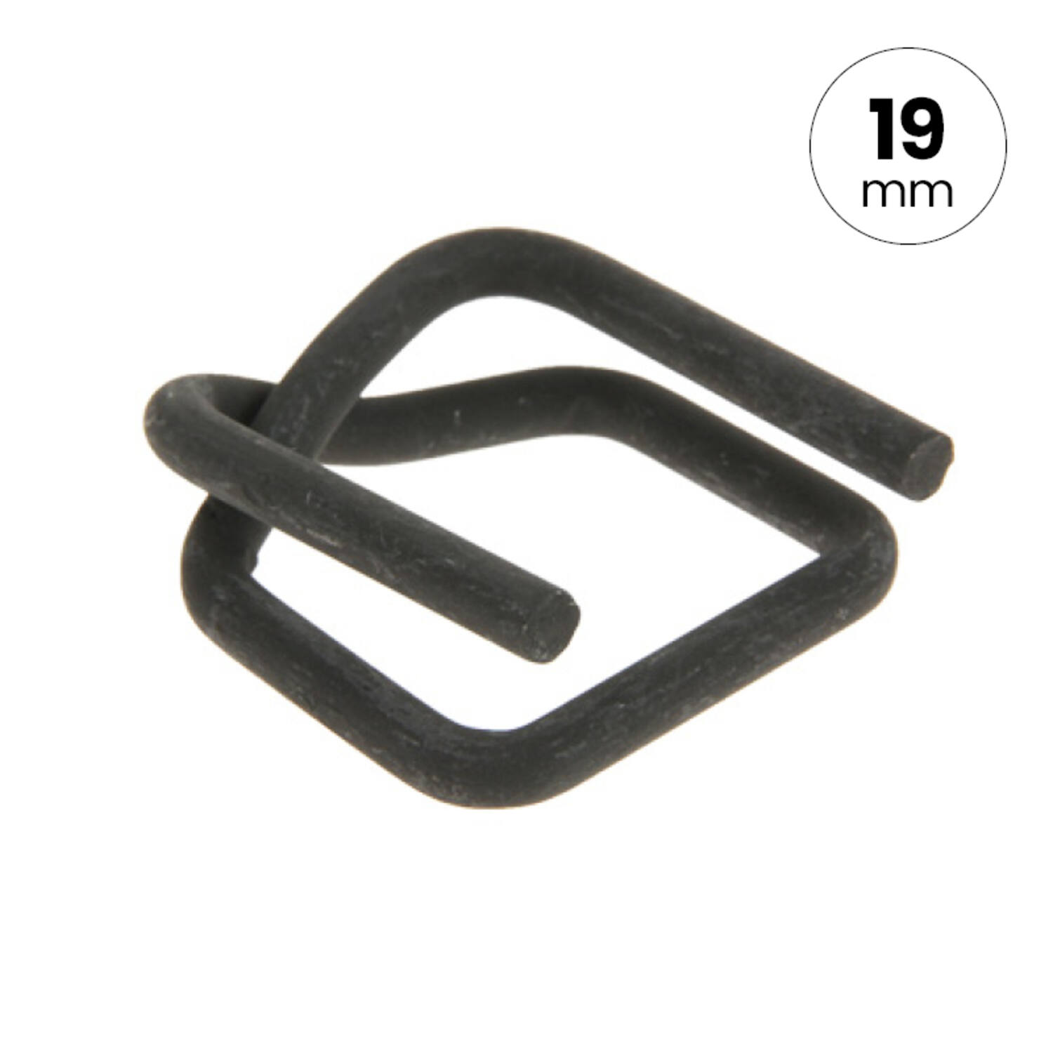 Metalen gesp FIXCLIP(BF-6) gefosfateerd 19mm 4mm draad
