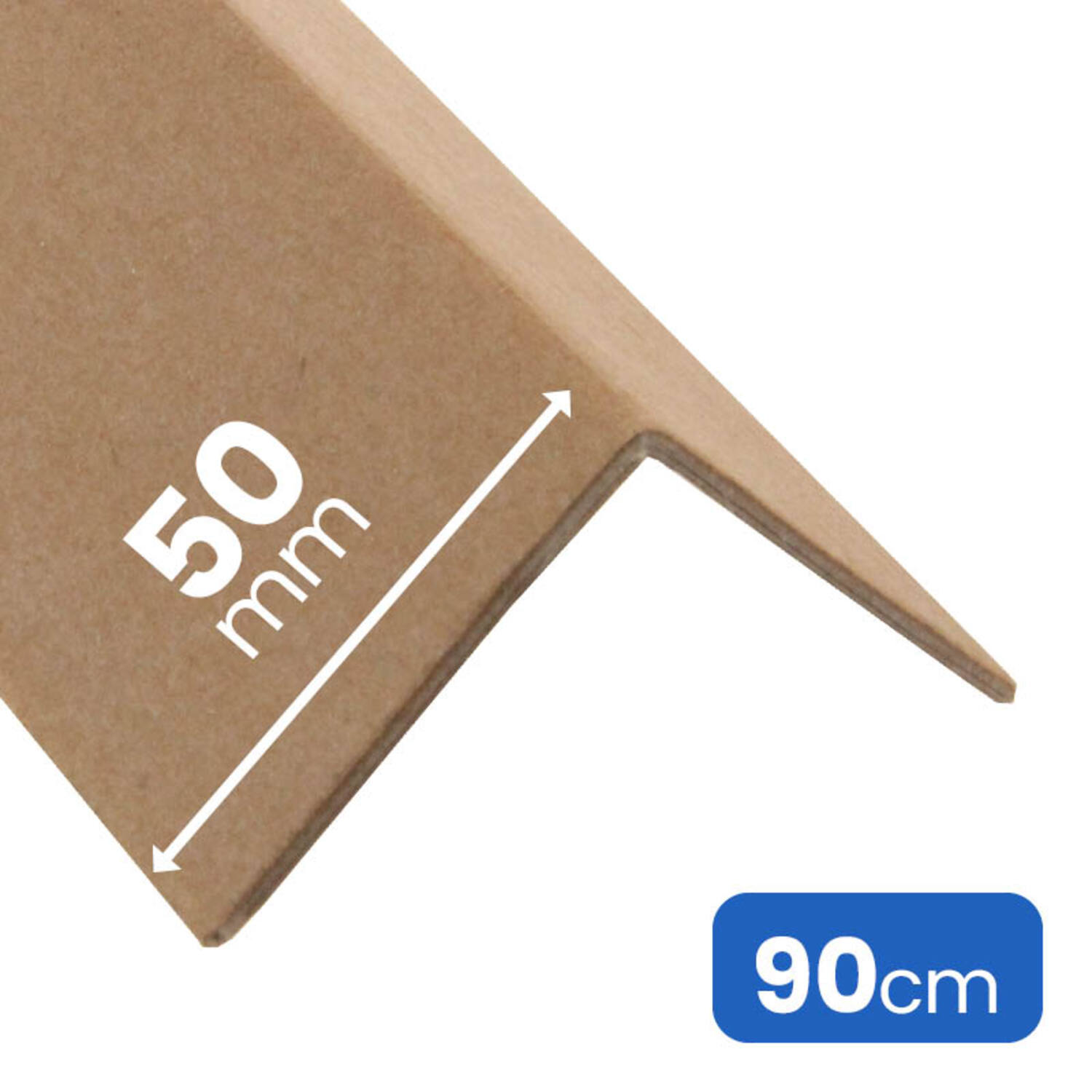 Hoekprofiel ECO 50x50x3mm 90cm bruin