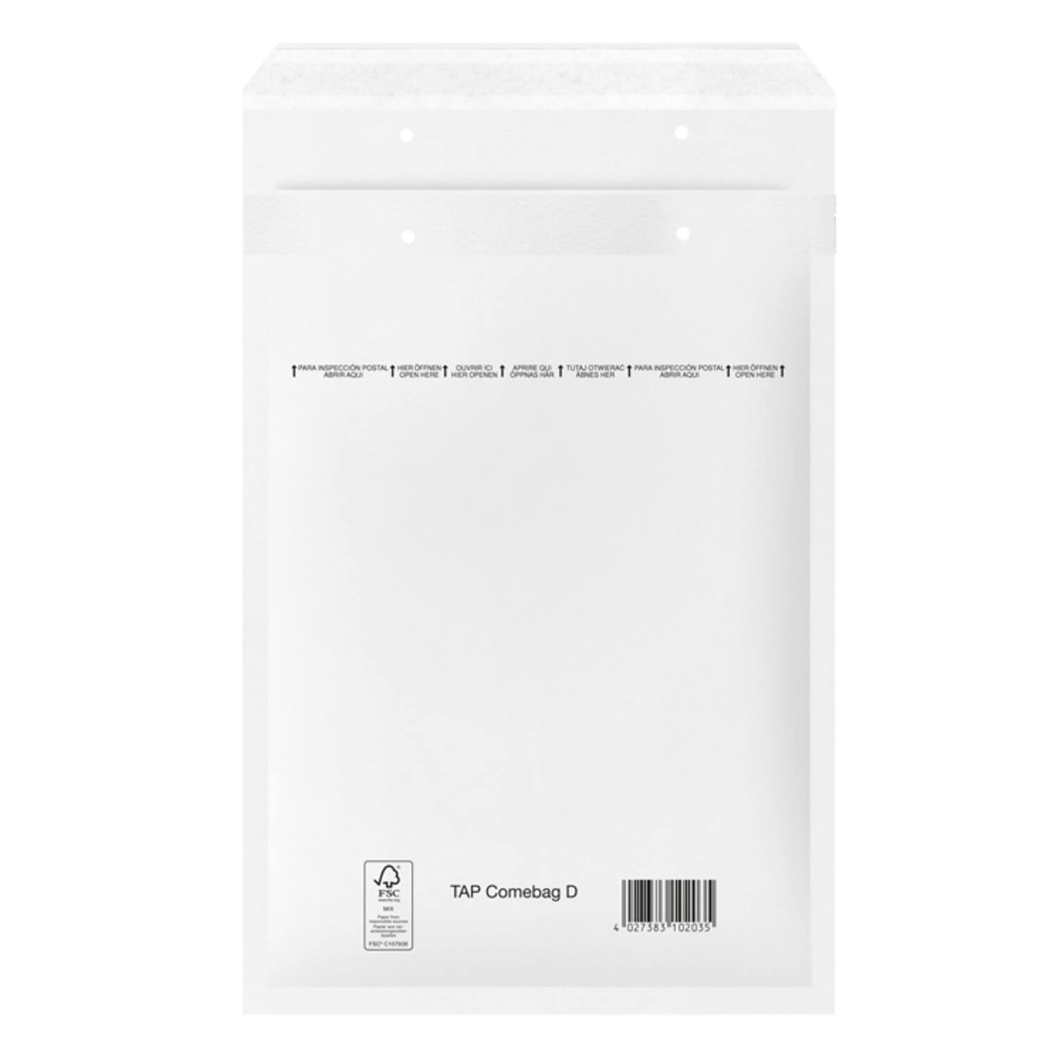 Luchtkussen envelop classic 14/D 180x265mm wit