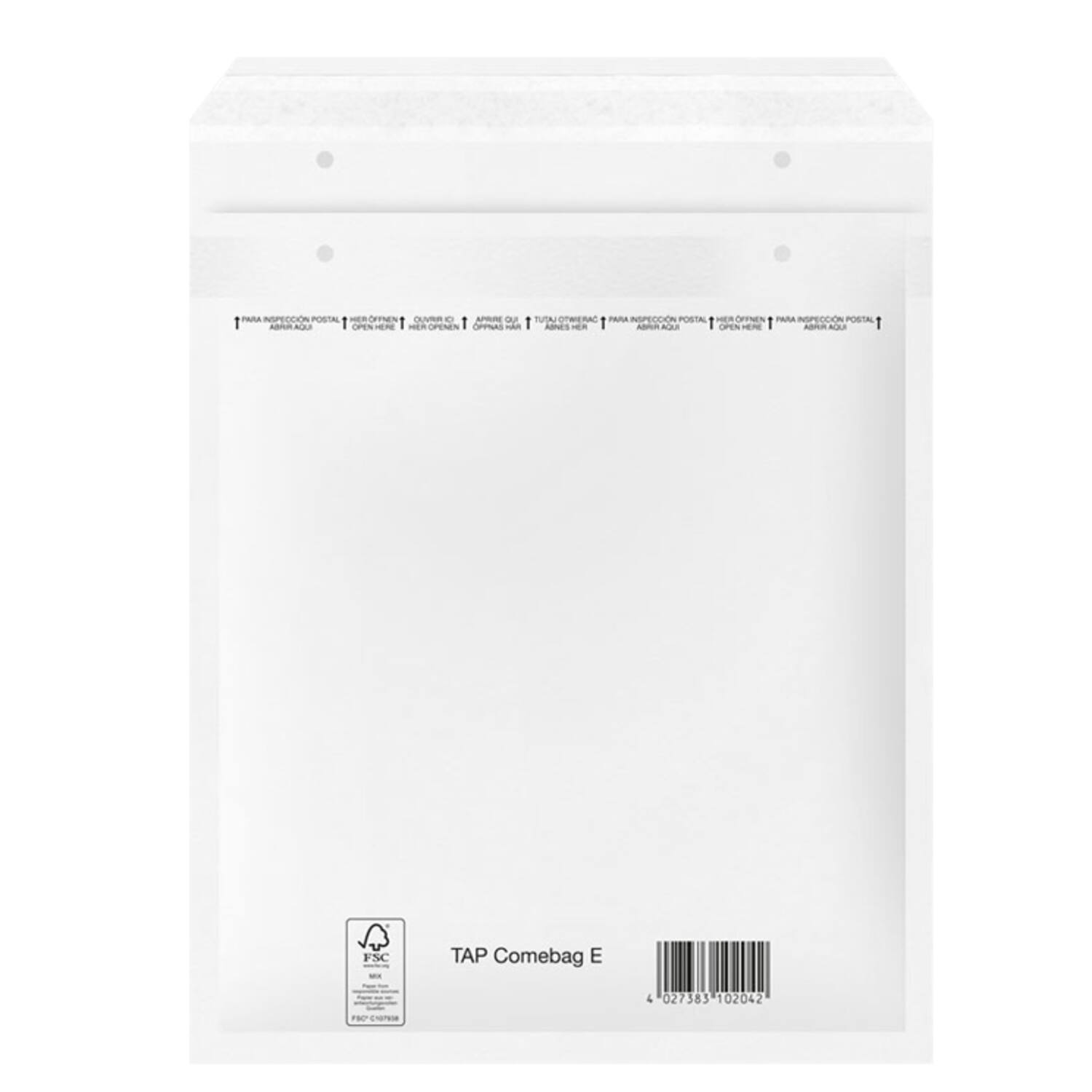 Luchtkussen envelop classic 15/E 220x265mm wit
