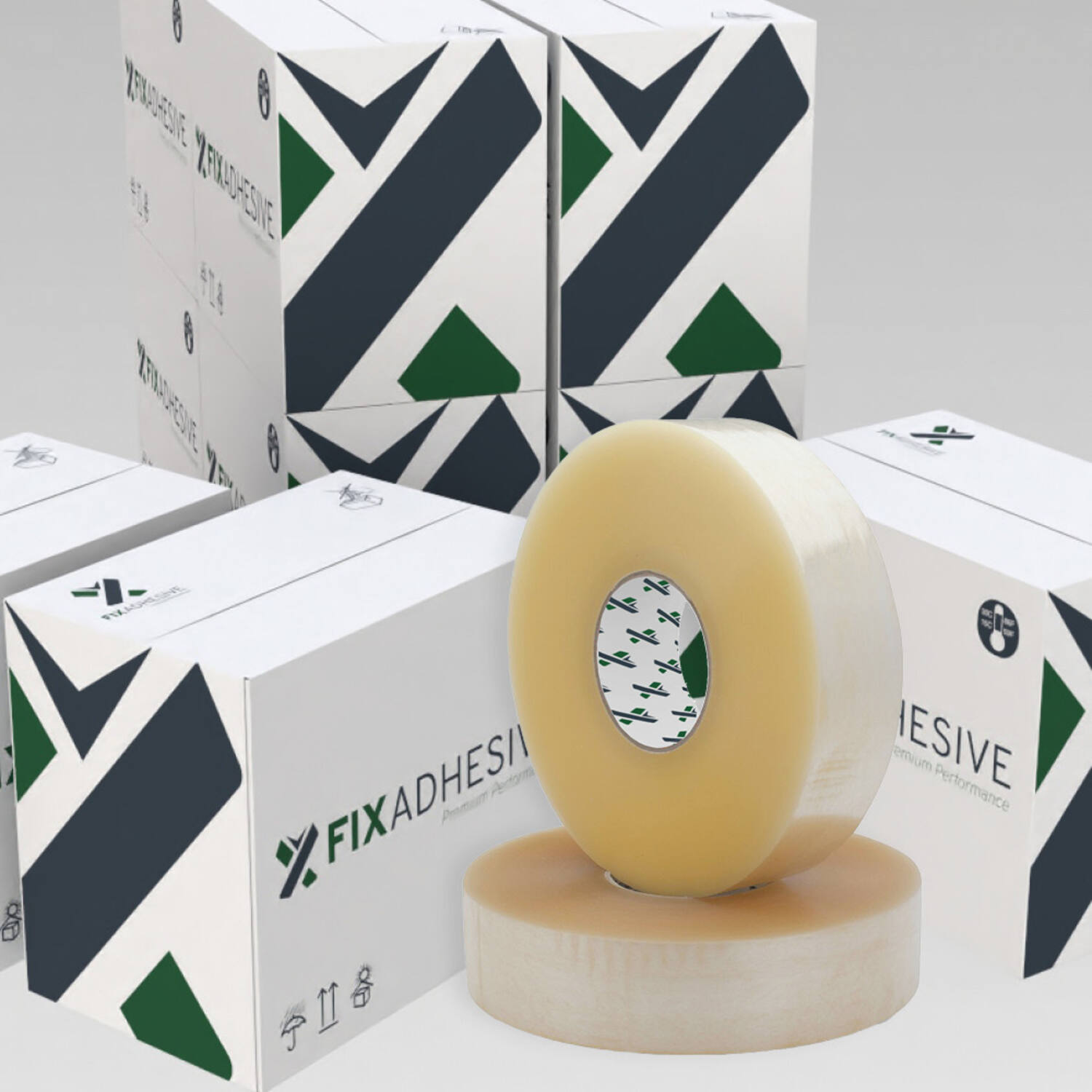 FIX3000 - PP solvent tape 28my 48/990 transparant