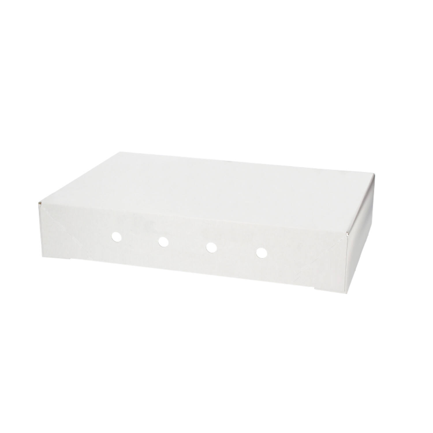 Paraatdozen deksel met vriesgaten kraft bruin/wit buiten 900 gram 583 x 383 x 181mm