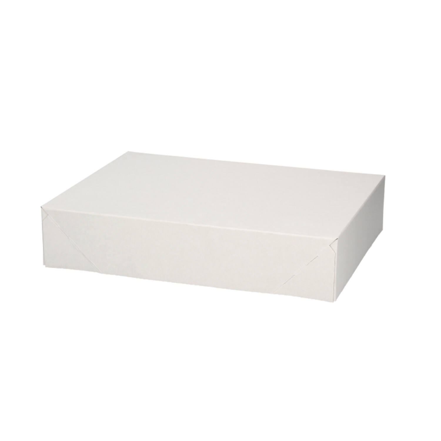 Paraatdozen deksel kraft wit/bruin buiten 700 gram 388 x 288 x 80mm