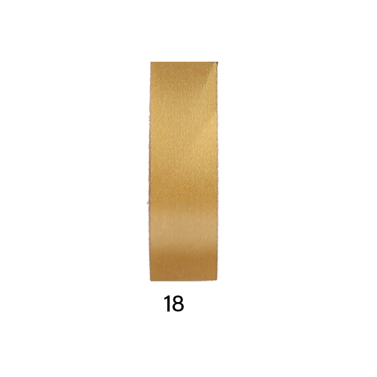 Lint Pack Satin slit edge goud (18) 15 mm x 100 m