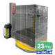 Machinefolie 23my 50cm x 1.500m Transparant rek >250% Normal cling