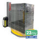 Machinefolie 23my 50cm x 1.500m Transparant rek 300% Normal cling