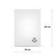 LDPE zakken 16x24cm 25my Transparant