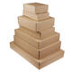 Postbox FEFCO 0427 235x185x46mm EG bruin