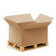 Doos 1.185x985x900mm DG bruin BLOKpalletdoos