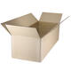 Amerikaanse vouwdozen FEFCO 0201 800x400x300 mm BC-golf bruin met rillijn 150mm