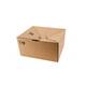 Verzendbox 32 304x216x130-220mm EG bruin autolock + plakstrip