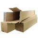 Longbox 860x105x105mm bruin A0 met plakstrip