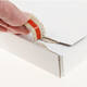 Mailbox 1 A5 160x250x28mm EG wit + 2x plakstrip
