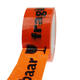 PP tape 48/66 acryle orange fragile breekbaar Low-Noise