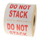 Etiketten 98x79mm wit 'Do not stack'