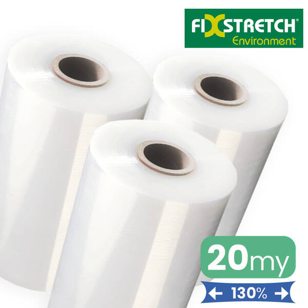 Machinefolie 20my 50cm FixStretch Environment transparant