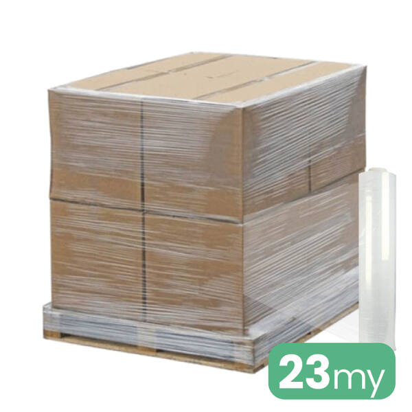 Handwikkelfolie 23my 50cm x 300mtr transparant