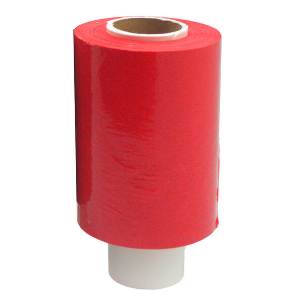 Bundelfolie 23my 10cm 150m K38 rood