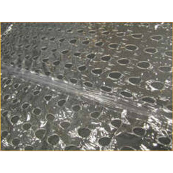 Macro perforated machinefilm pre-stretch transparant 14my 45 cm x 2.000 m