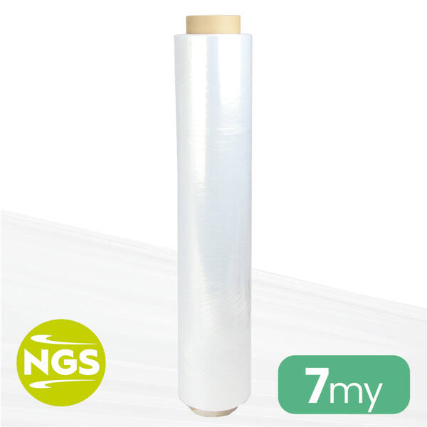 Handwikkelfolie 7my 43cm 600mtr Transparant New Generation Prestretch