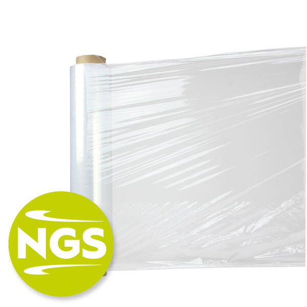 Handwikkelfolie 7my 43cm 600mtr Transparant New Generation Prestretch