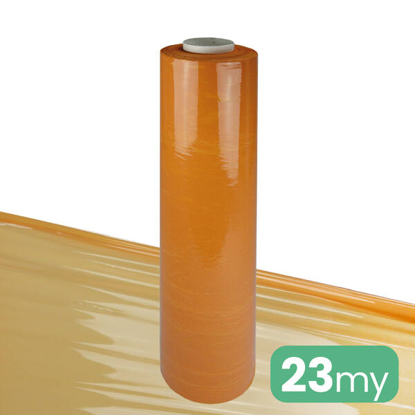 Handwikkelfolie 23my 50cm Oranje 270mtr