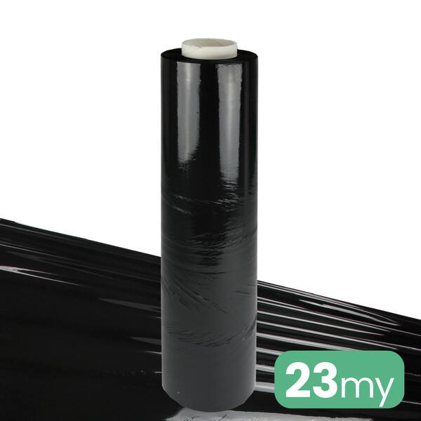 LDPE handwikkelfolie 23my 50cm x 270mtr zwart