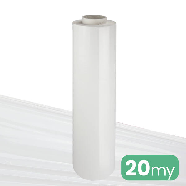 Handwikkelfolie 20my 50cm x 300mtr wit