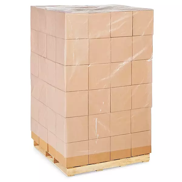 LDPE Pallethoes 1270/2x540mm x 2300mm 45my Transparant