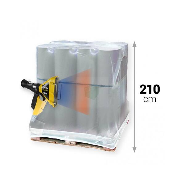 LDPE krimphoezen 127x(2x54)x210cm 100 my transparant